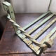 Wrought iron balcony planters