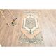 1970s Turkish Oushak Handmade Wool Cotton Orange Runner Rug 73x192