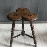 Antique Bobbin Sidetable Plantable 19th Century