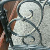 Banc de jardin ancien pieds en fonte