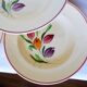 5 assiettes creuses de Longchamp modèle Tulipes 210747