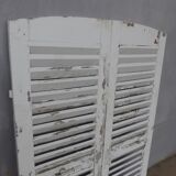 Wooden shutters louvers 2 swings L 49.5 x H 152 cm