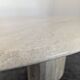 1970s travertine dining table