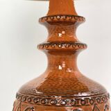 Large vintage ceramic lamp – cobalt blue decor – 1960s/70s