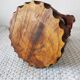 Biomorphic stool in carved wood – Vintage organic work from the 1960s.