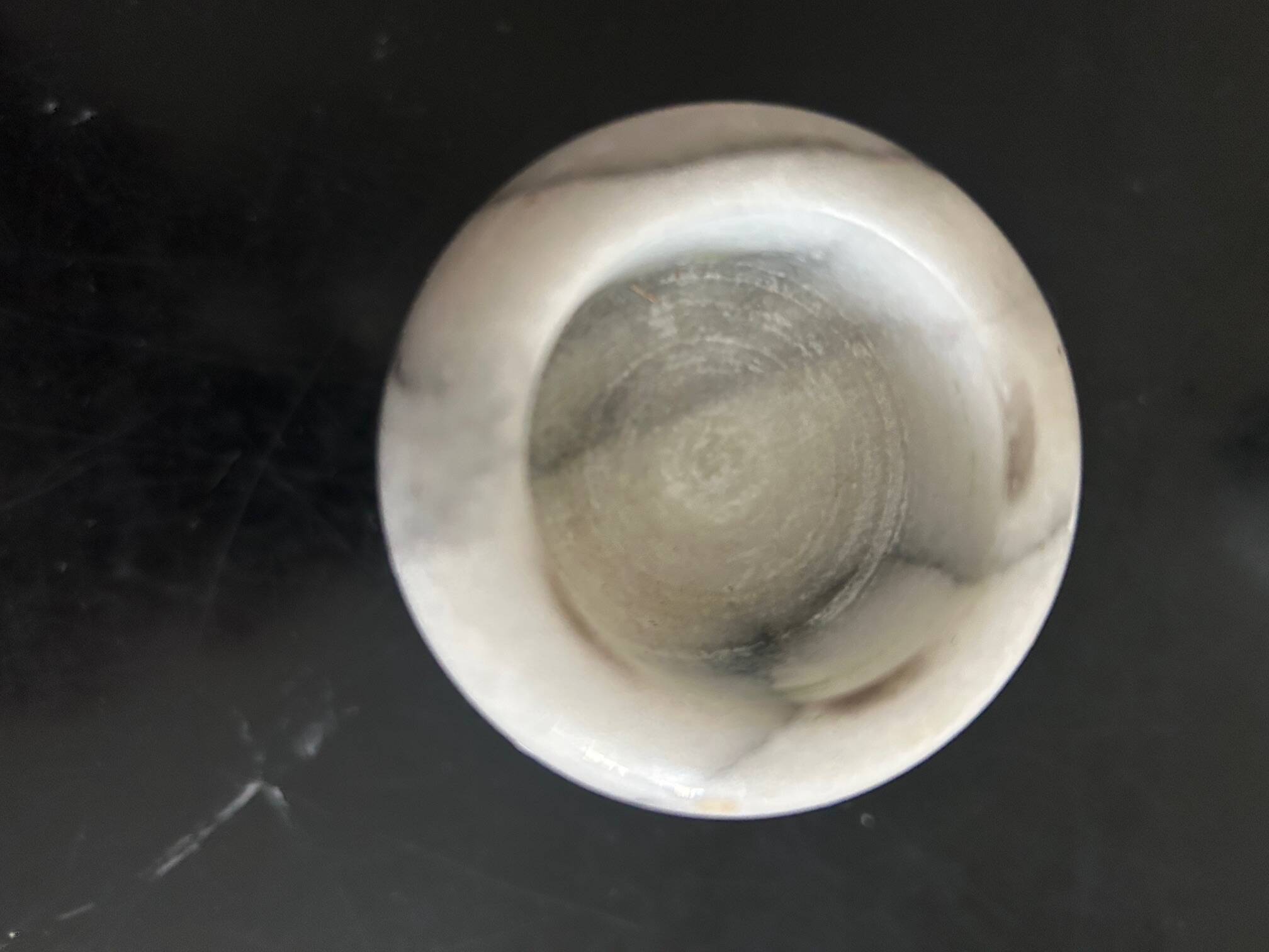 pair of marble candlesticks