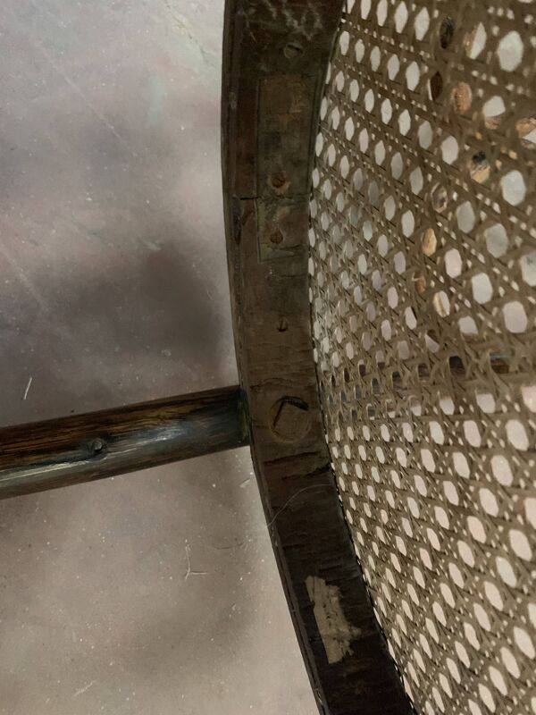 Chaise haute Thonet en bois courbé