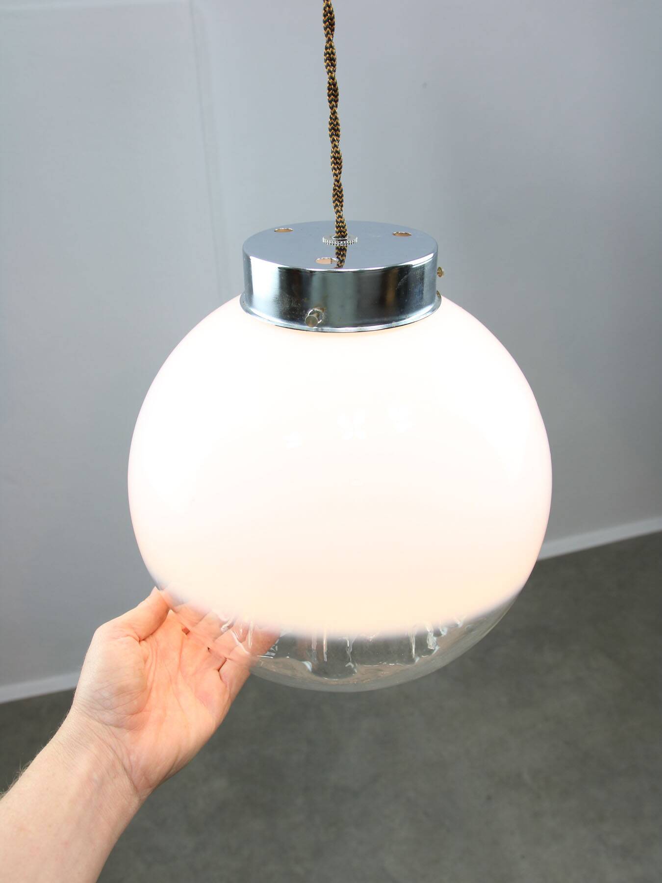 Mid-Century Murano Glass Pendant from Mazzega, 60s