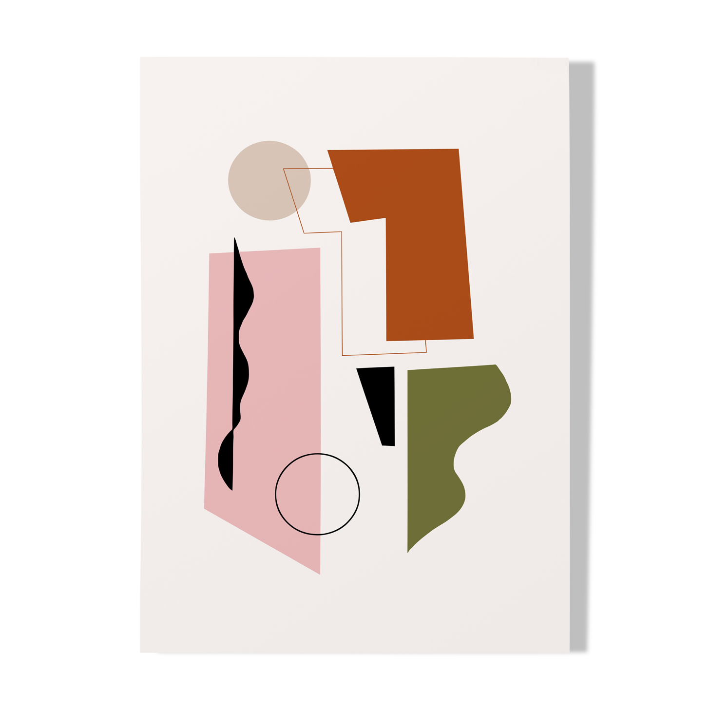 Poster A3-Concerto rose-29.7 cm x 42 cm