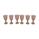 Série de 6 verres à pieds