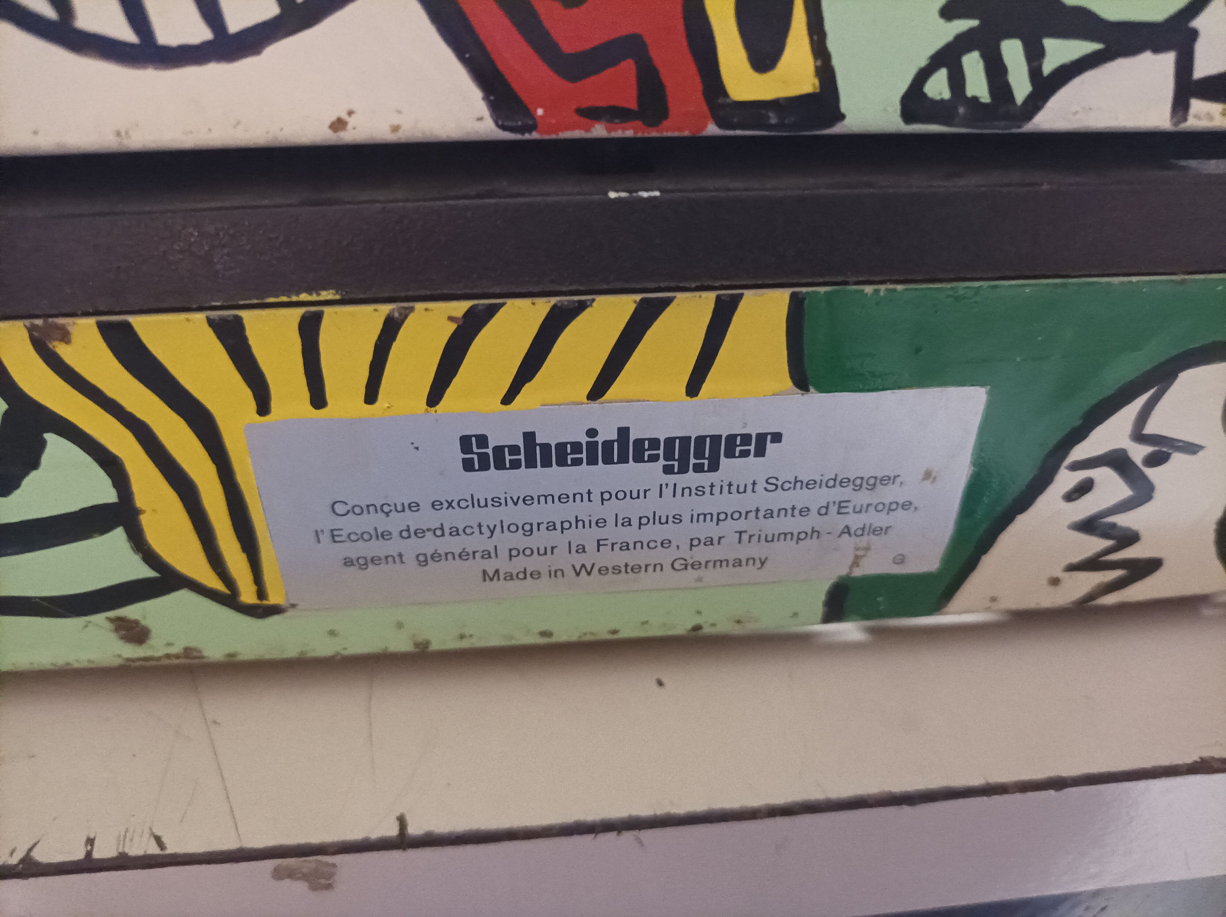 Custom Scheidegger International 2000 Typewriter