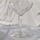 1 Val Saint Lambert crystal champagne glass, Nestor model, Hamle cut