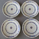 4 tasses et soucoupes & crémier Rouen E. Bourgeois