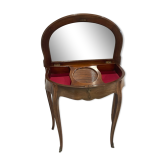 Dressing table half-moon marquetry