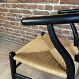 Set of four CH24 Hans J. Wegner for Carl Hansen, Wishbone chairs. Denmark 1960