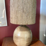 Vintage stoneware lamp