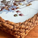 Audoux Minet earthenware and rope tray