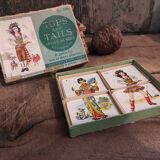 Vintage card game Tops and Tails around the World