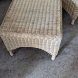 Vintage rattan lounge
