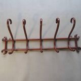 Thonet wall coat rack with 5 hooks 1900