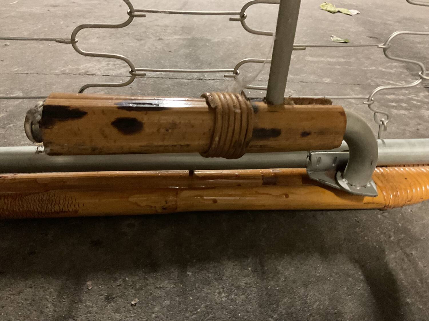 Rattan sofa bed AUDOUX MINNET 60s