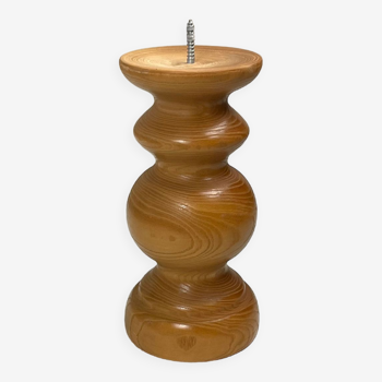 Wooden candle holder