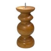 Wooden candle holder