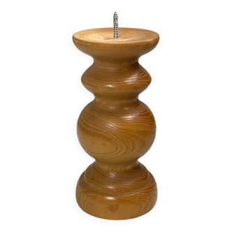Wooden candle holder