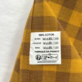 Bistro tablecloth, ocher tiles