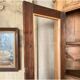 Corner unit in pine