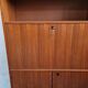 Teak-plated writing desk, 70s
