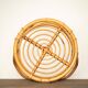 Rattan and bamboo stool 1950