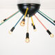 Mid-century Colourful Sputnik Chandelier, 50s