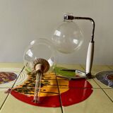 Vintage Hellem coffee maker - borosilicate glass - 10 cups - Made in France