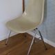 Eames cream shell chair Herman Miller