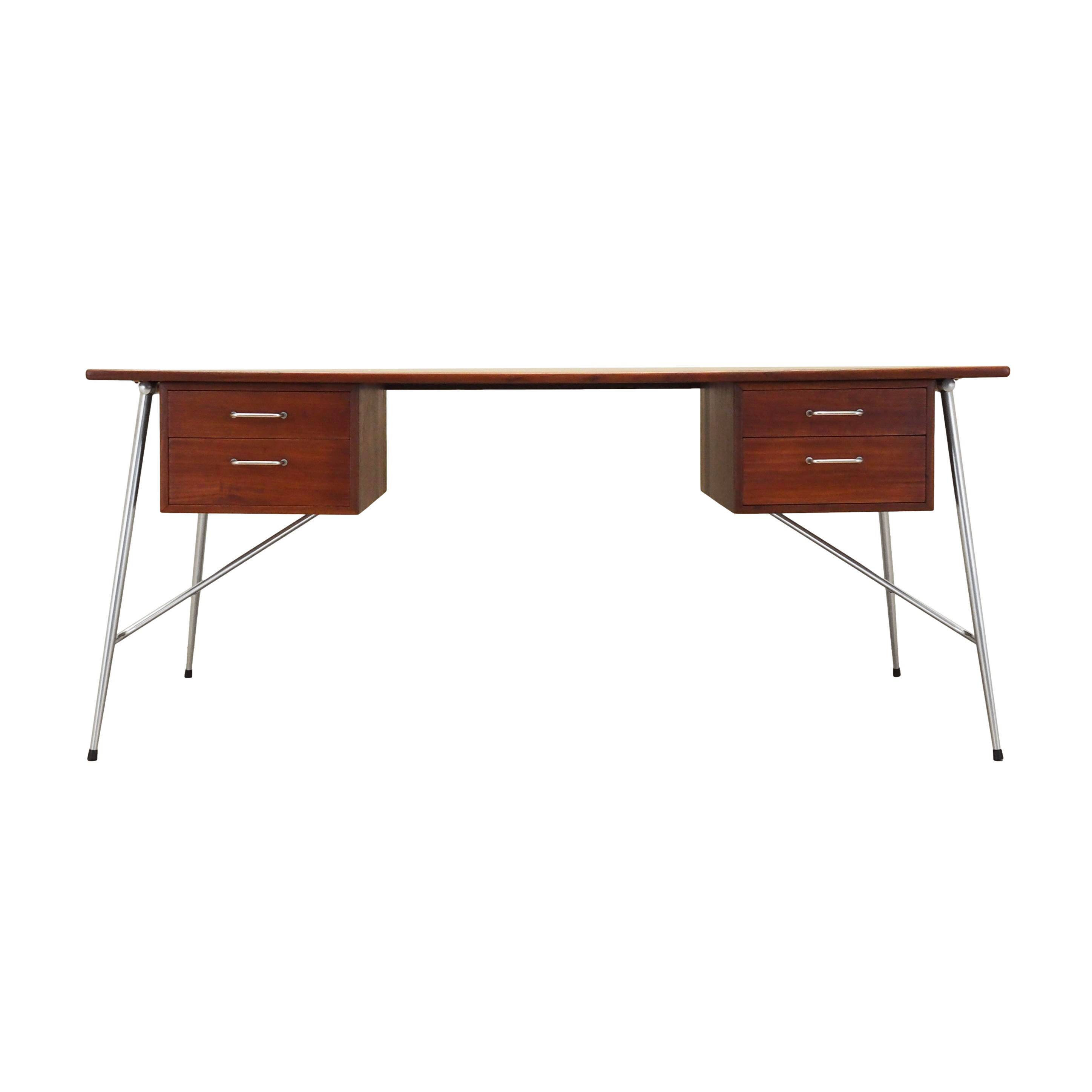 Teak desk, Danish design, 1960s, designer: Børge Mogensen, manufacturer: Sø