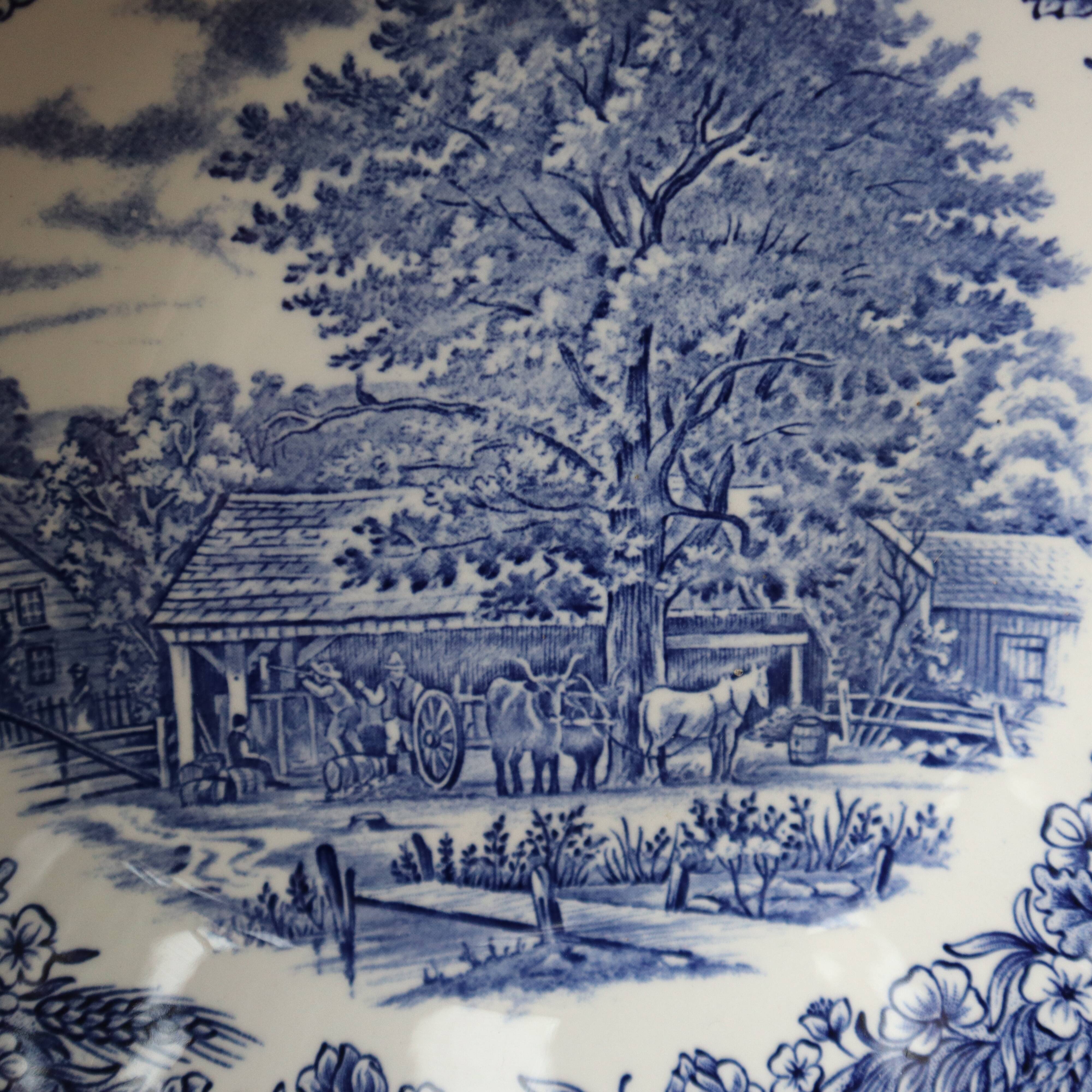 2 Churchill English soup plates