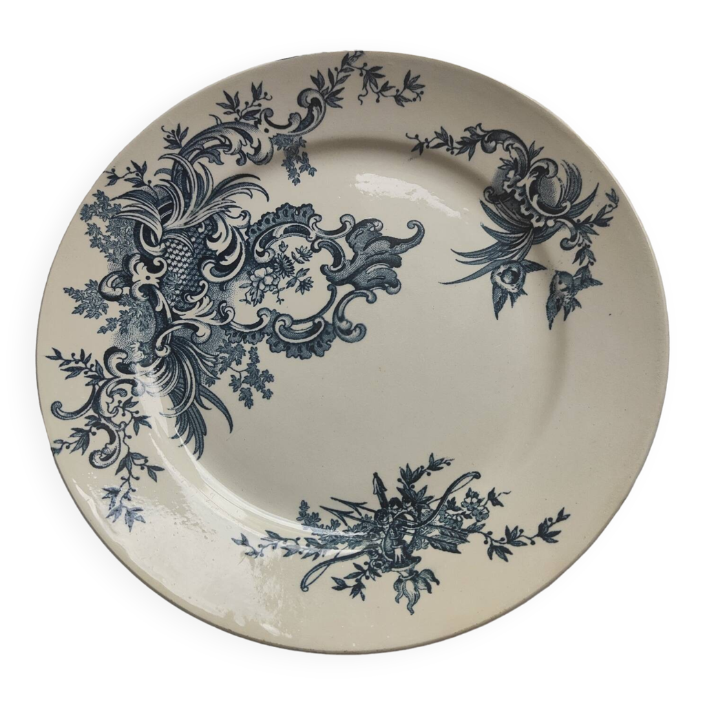 BFK（Boch Freres Keramis）　RÉGENT 　プレート 1890s ~ 