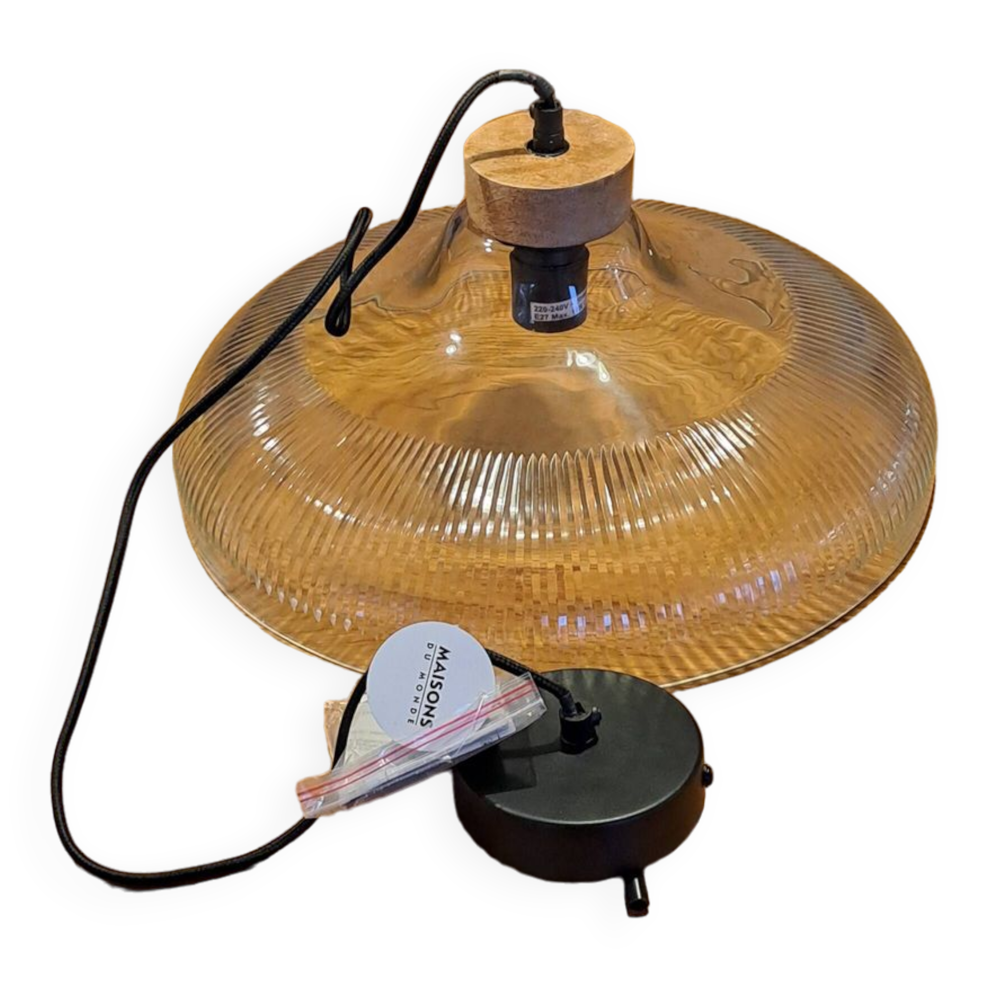 New Maison du monde industrial pendant light