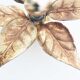 Set of brass ‘floral’ wall sconces