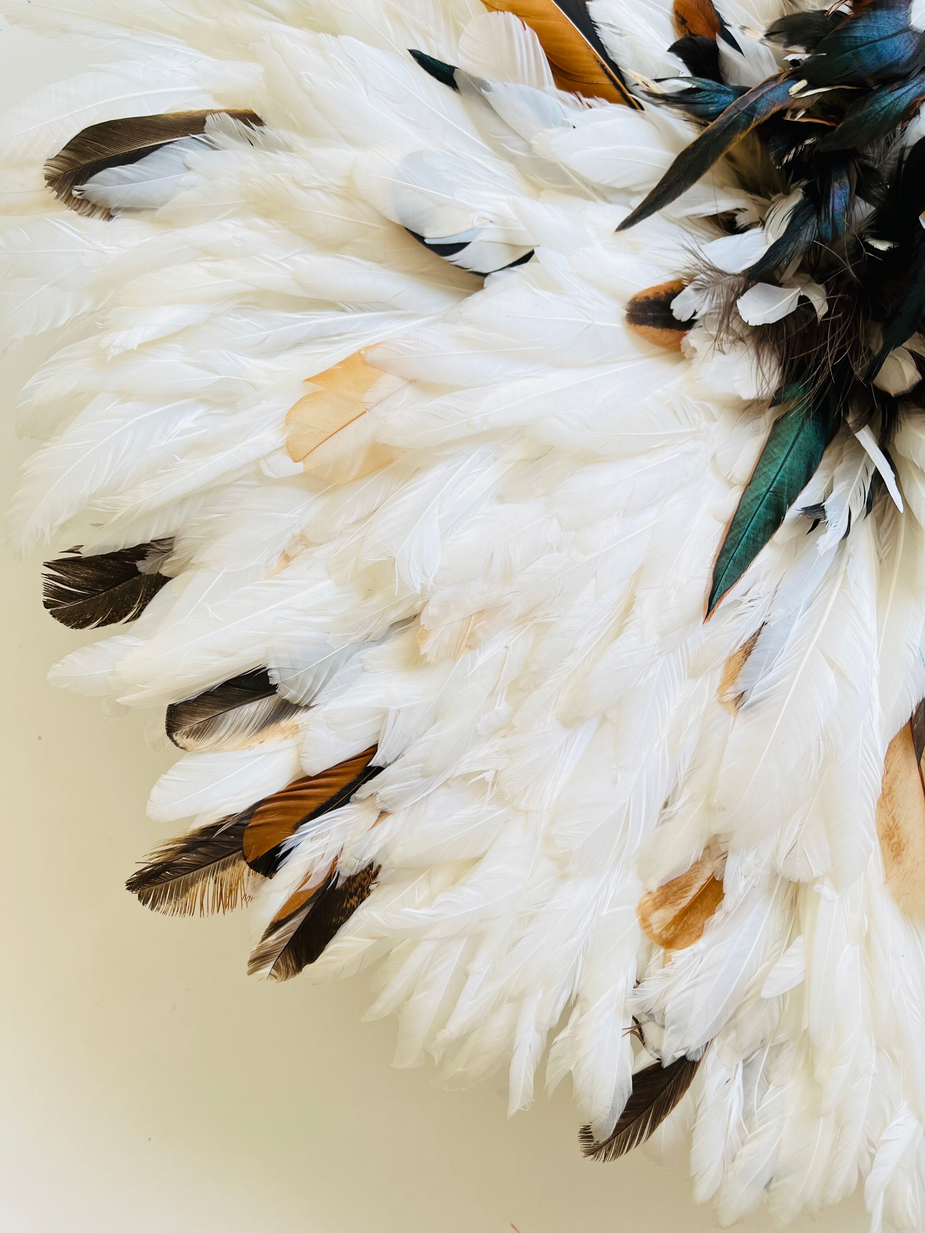Juju Hat blanc moucheté 65 cm