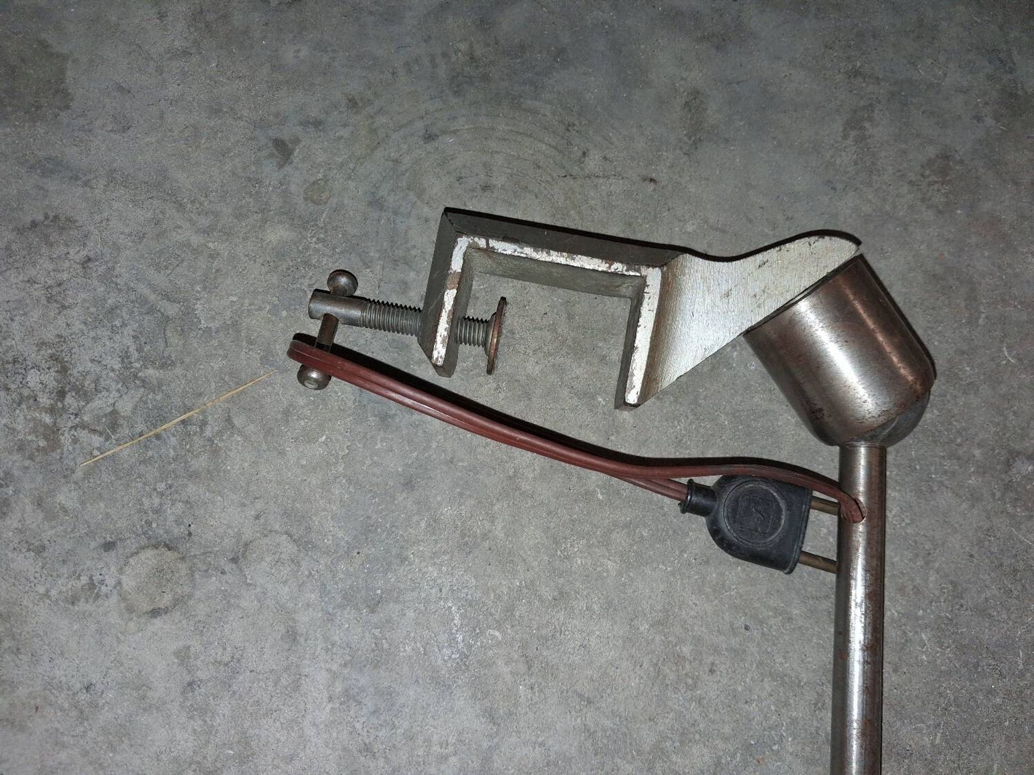 Old and authentic Mazda workshop lamp.
