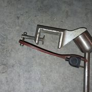 Old and authentic Mazda workshop lamp.