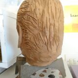 Terracotta bust of Jean Gabin