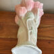 Vase box bouquet tulips molded pink