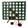 One-of-a-Kind Handmade Oversized Wooden Four-in-a-Row Game