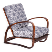 Art Deco Reclining Armchair attributed to Jindřich Halabala for Up Závody, 1920s