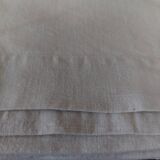 Antique linen cotton mixed sheet monogram BA 220 X 290 cm