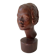 Art Deco bust of a young African woman, 1930s, wood