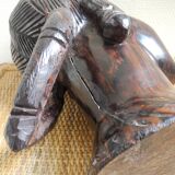 Pair of African sculptures from the 50s